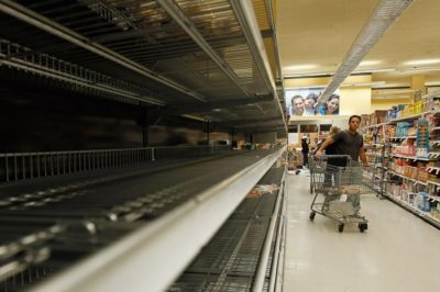 empty grocery store shelves Survival Seed Bank